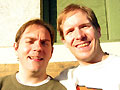 Gerrit and Scott at High Bridge train station